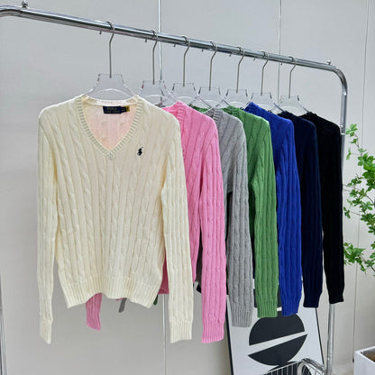 Classic V-Neck Sweater - women's clothing | LUXIUM MARKET
