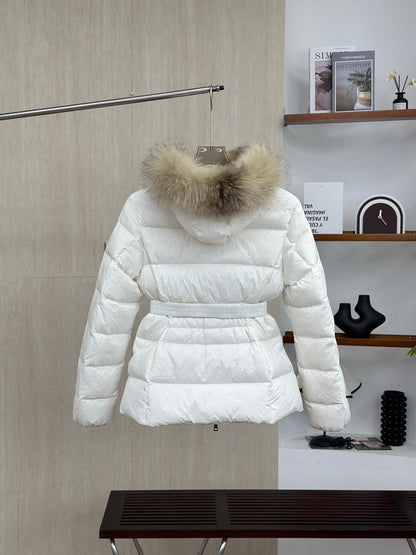 Boreal Quilted Jacket with Fur Hood - clothing, detail view 5 | LUXIUM MARKET
