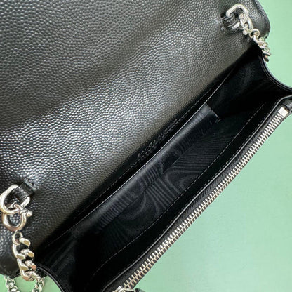 Black silver crossbody - women's bag, detail view 8 | LUXIUM MARKET