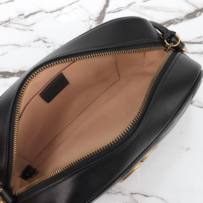 Black Quilted Camera Bag - women's bag, detail view 7 | LUXIUM MARKET