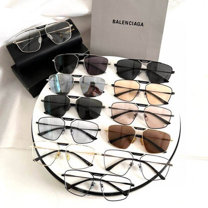 Geometric Metal Sunglasses - men's accessory, detail view 2 | LUXIUM MARKET