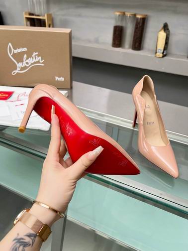 Nude Pointed-Toe Pumps - women's shoes, detail view 5 | LUXIUM MARKET