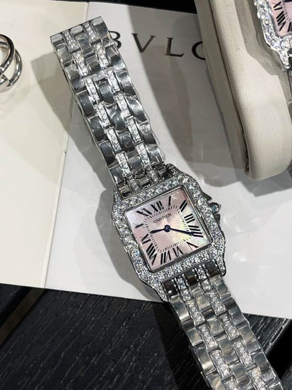 Luxury Square Diamond Watch - men's accessory, detail view 2 | LUXIUM MARKET