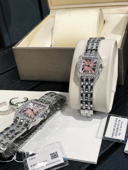 Luxury Square Diamond Watch - men's accessory, detail view 3 | LUXIUM MARKET