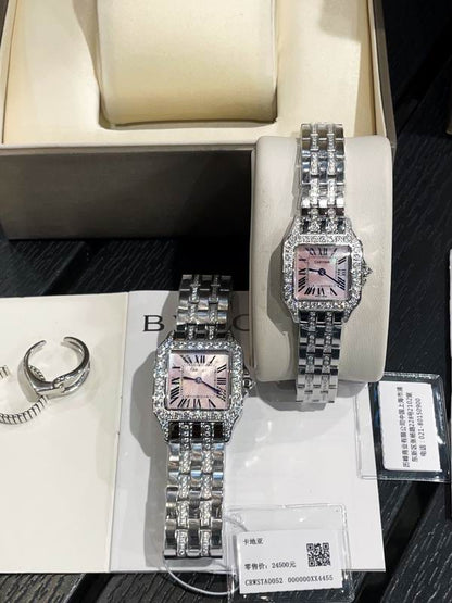 Luxury Square Diamond Watch - men's accessory, detail view 4 | LUXIUM MARKET