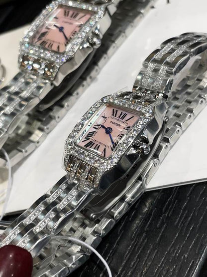 Luxury Square Diamond Watch - men's accessory, detail view 5 | LUXIUM MARKET