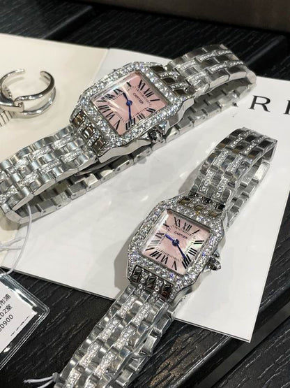 Luxury Square Diamond Watch - men's accessory, detail view 8 | LUXIUM MARKET