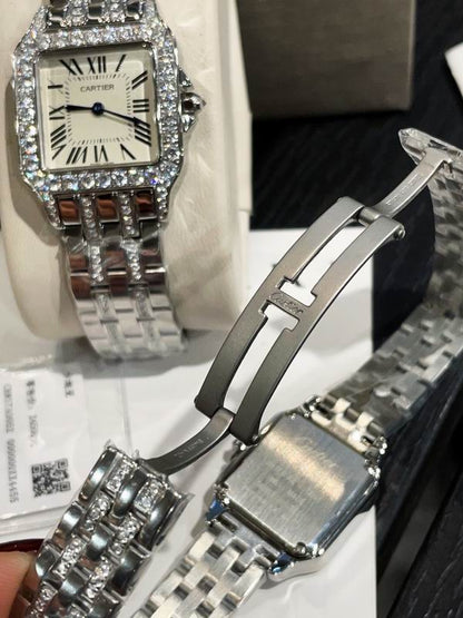 Luxury Square Diamond Watch - men's accessory, detail view 9 | LUXIUM MARKET