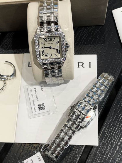 Luxury Square Diamond Watch - men's accessory, detail view 11 | LUXIUM MARKET