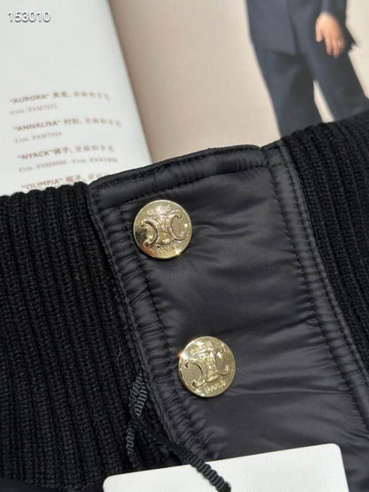 Black Puffer Jacket - clothing, detail view 3 | LUXIUM MARKET