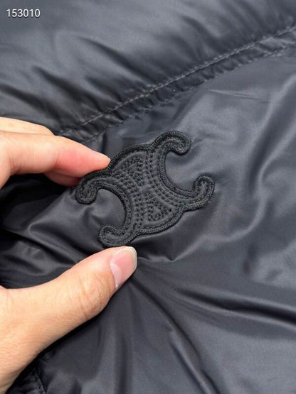 Black Puffer Jacket - clothing, detail view 5 | LUXIUM MARKET