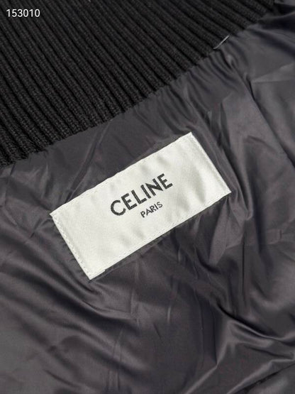 Black Puffer Jacket - clothing, detail view 4 | LUXIUM MARKET