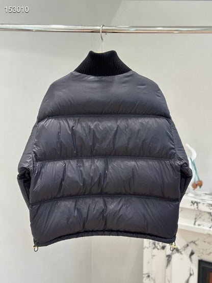 Black Puffer Jacket - clothing, detail view 2 | LUXIUM MARKET