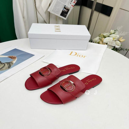 Classic Buckle Detail Comfort Slides - women's shoes, detail view 6 | LUXIUM MARKET