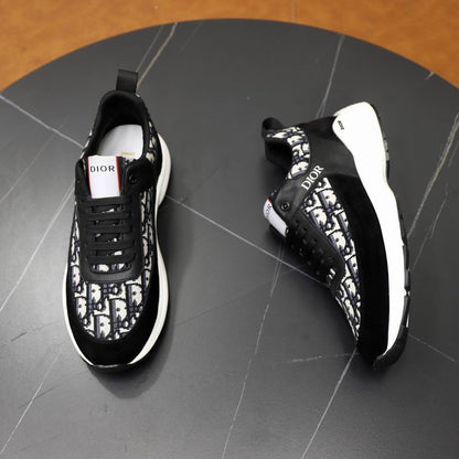 Premium Pattern Runner Sneakers - men's shoes, detail view 8 | LUXIUM MARKET