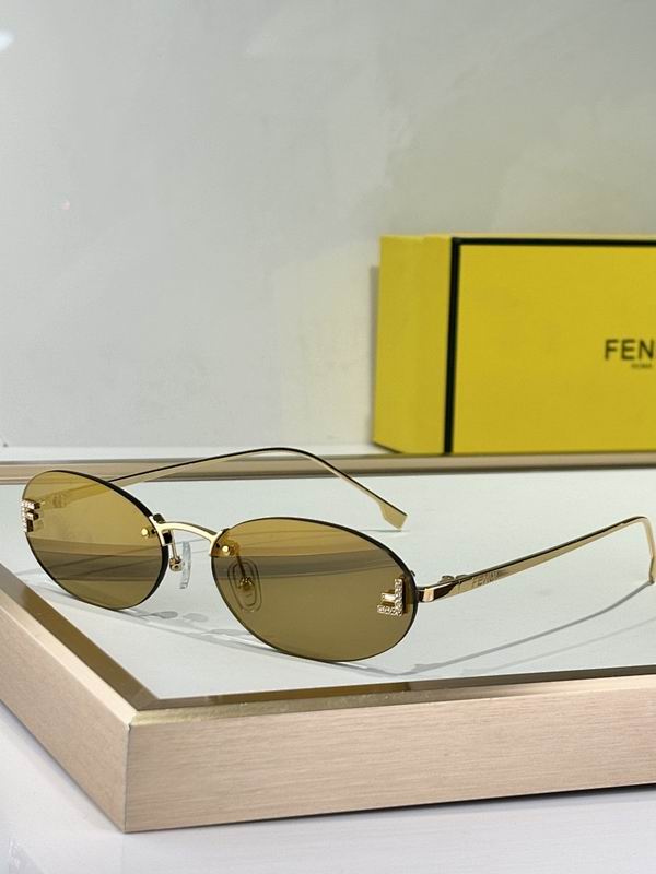 Slim Oval Metal Sunglasses - women's accessory, detail view 4 | LUXIUM MARKET