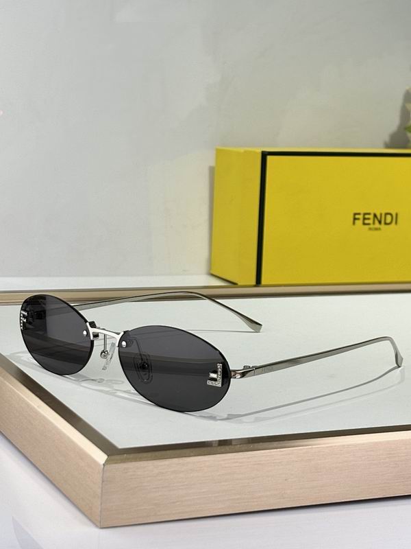 Slim Oval Metal Sunglasses - women's accessory, detail view 9 | LUXIUM MARKET