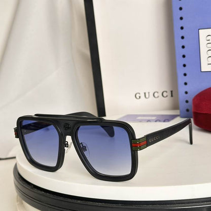 Classic Square Acetate Sunglasses - men's accessory, detail view 5 | LUXIUM MARKET