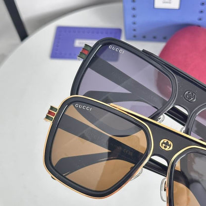 Classic Square Acetate Sunglasses - men's accessory, detail view 4 | LUXIUM MARKET