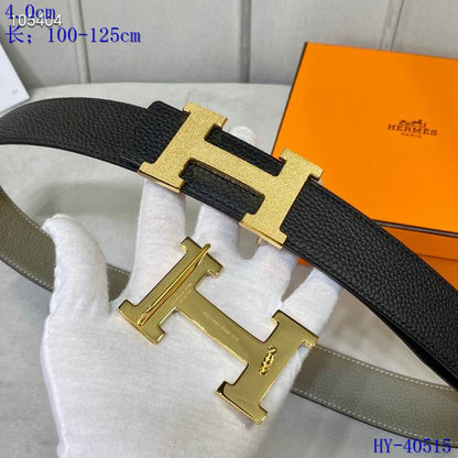 Iconic Reversible Leather Belt - men's accessory, detail view 3 | LUXIUM MARKET
