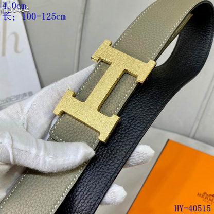 Iconic Reversible Leather Belt - men's accessory, detail view 5 | LUXIUM MARKET