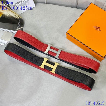 Iconic Reversible Leather Belt - men's accessory, detail view 3 | LUXIUM MARKET