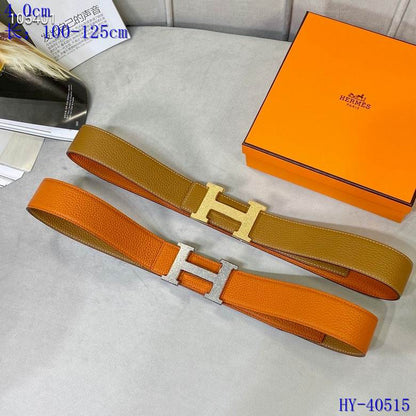 Iconic Reversible Leather Belt - men's accessory, detail view 2 | LUXIUM MARKET
