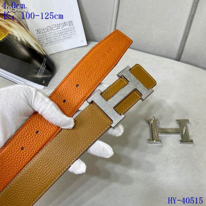 Iconic Reversible Leather Belt - men's accessory, detail view 4 | LUXIUM MARKET