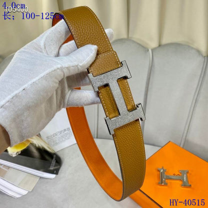 Iconic Reversible Leather Belt - men's accessory, detail view 5 | LUXIUM MARKET