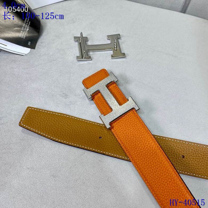Iconic Reversible Leather Belt - men's accessory, detail view 6 | LUXIUM MARKET