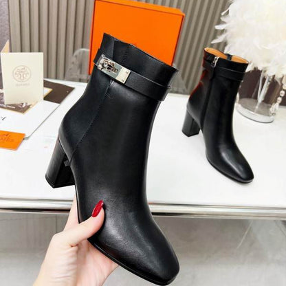 Leather Ankle Boots - women's shoes | LUXIUM MARKET
