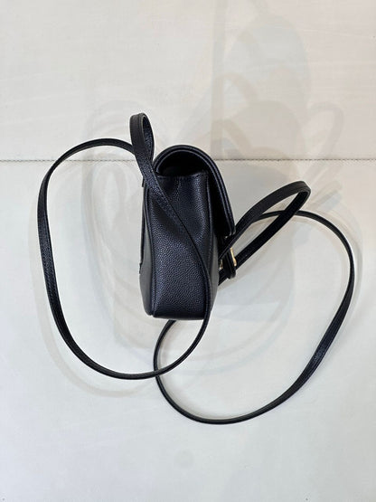 Black Signature Shoulder Bag - women's bag, detail view 4 | LUXIUM MARKET