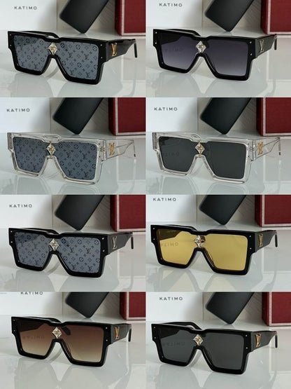 Oversized Square Shield Sunglasses – Acetate Frame - men's accessory, detail view 10 | LUXIUM MARKET