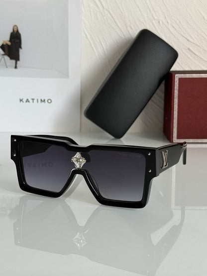 Oversized Square Shield Sunglasses – Acetate Frame - men's accessory, detail view 4 | LUXIUM MARKET