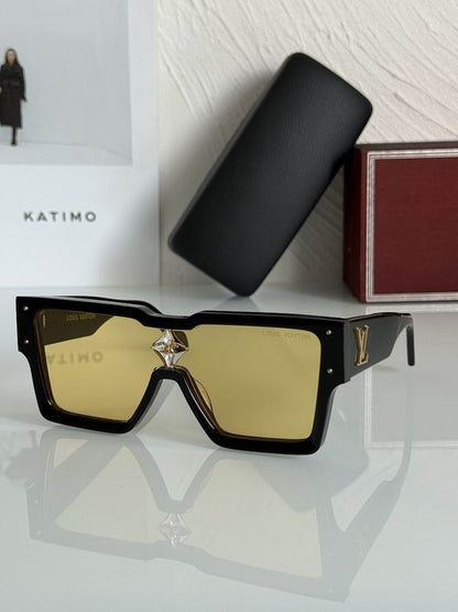 Oversized Square Shield Sunglasses – Acetate Frame - men's accessory, detail view 8 | LUXIUM MARKET