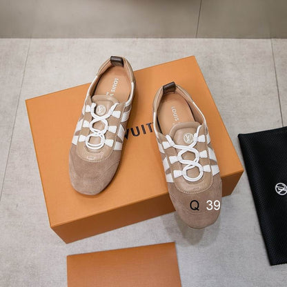 Suede Low-Top Sneakers - men's shoes, detail view 3 | LUXIUM MARKET