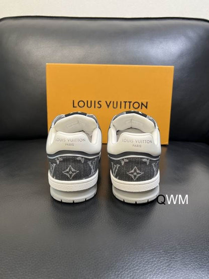Low-Top Monogram Sneakers - men's shoes, detail view 2 | LUXIUM MARKET