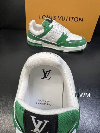 Low-Top Monogram Sneakers - men's shoes, detail view 3 | LUXIUM MARKET