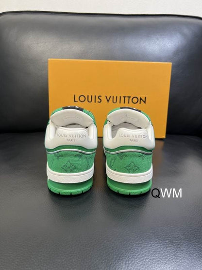 Low-Top Monogram Sneakers - men's shoes, detail view 4 | LUXIUM MARKET