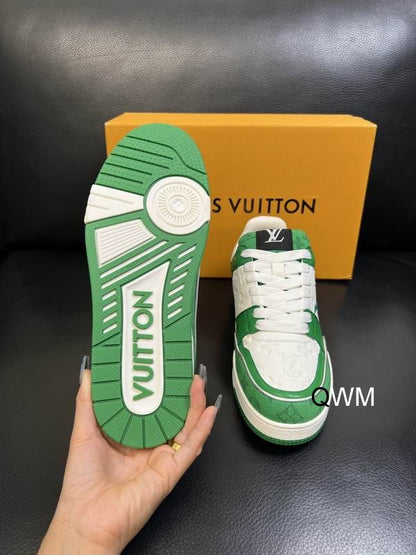 Low-Top Monogram Sneakers - men's shoes, detail view 5 | LUXIUM MARKET