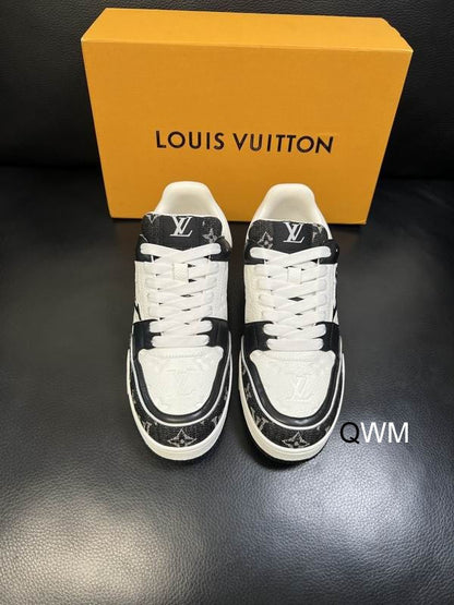 Low-Top Monogram Sneakers - men's shoes, detail view 2 | LUXIUM MARKET