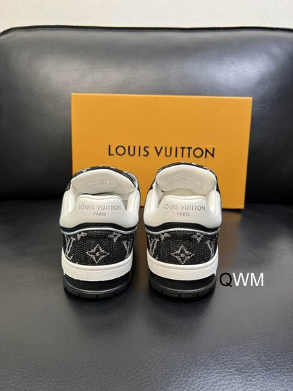 Low-Top Monogram Sneakers - men's shoes, detail view 4 | LUXIUM MARKET