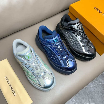 Reflective Runner Sneakers - men's shoes, detail view 2 | LUXIUM MARKET