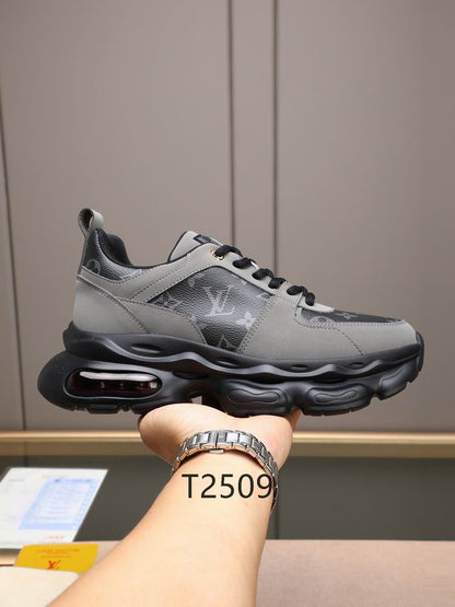 Monogram Chunky Sneakers - men's shoes, detail view 4 | LUXIUM MARKET