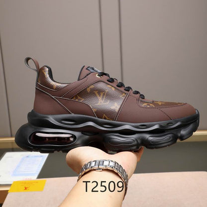 Monogram Chunky Sneakers - men's shoes, detail view 2 | LUXIUM MARKET