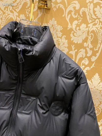 Matte Quilted Down Jacket - clothing, detail view 3 | LUXIUM MARKET