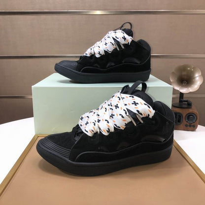 Viral Lace Black Sneakers - men's shoes, detail view 5 | LUXIUM MARKET