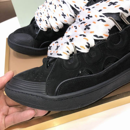 Viral Lace Black Sneakers - men's shoes, detail view 7 | LUXIUM MARKET