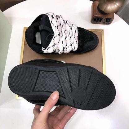 Viral Lace Black Sneakers - men's shoes, detail view 9 | LUXIUM MARKET