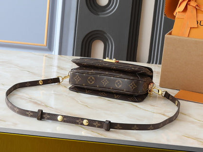 Leather Crossbody Bag - women's bag, detail view 8 | LUXIUM MARKET